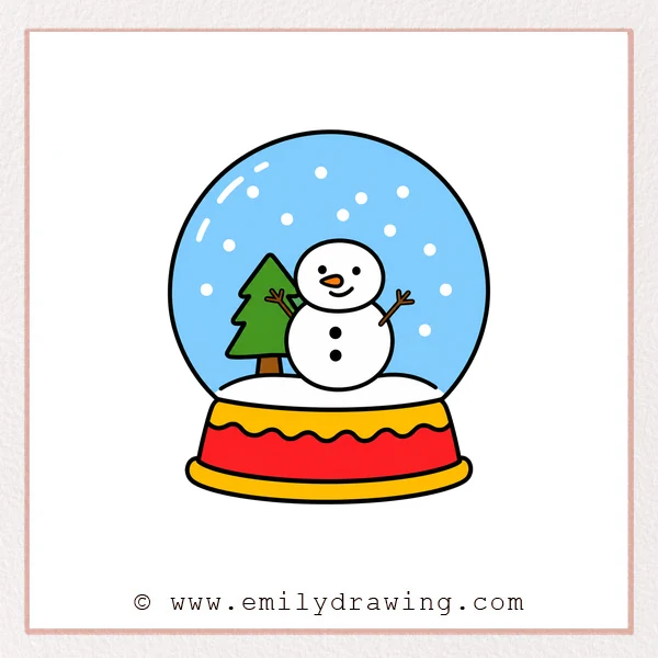 Preview of Snow Globe drawing